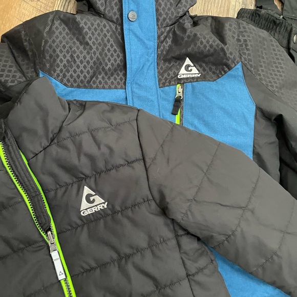 Gerry 3Pc winter snow coat jacket bibs boy 7-8 - Picture 2 of 8